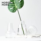 北欧国度梯形玻璃透明花器花瓶小清新摆件客厅插花器家居装饰品
