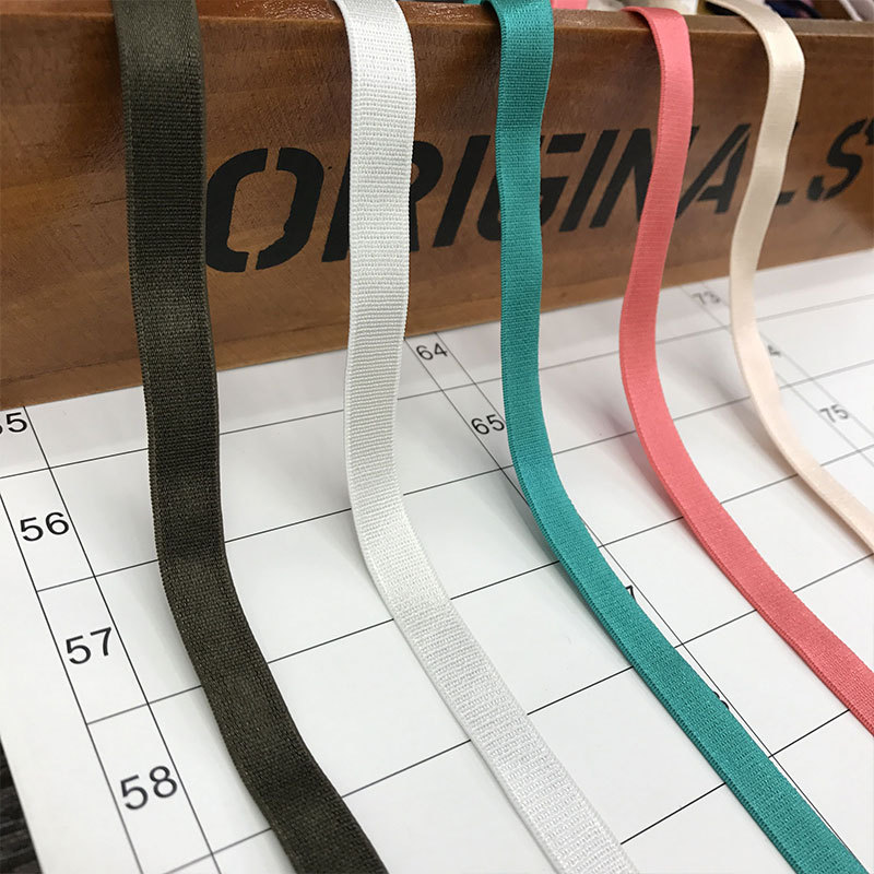 Manufacturers Spot 802# Wrap Elastic Elastic Nylon Wrap Edge Strip Color Down Jacket Sideband details Picture