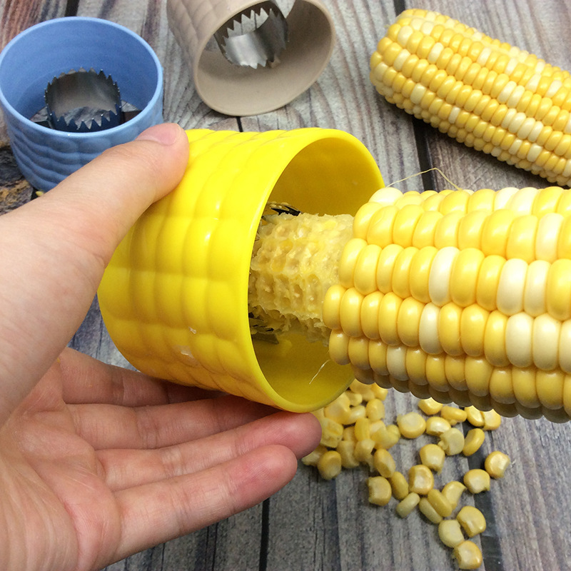 创意不锈钢玉米刨 家用玉米脱粒机 多功能剥玉米器厨房小工具批发详情图1