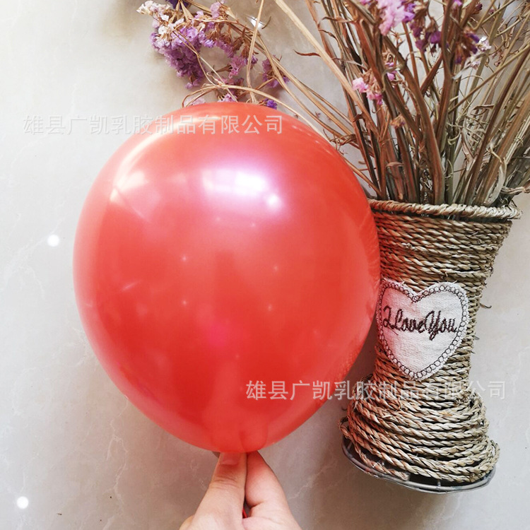 150-gram thickened pearlescent balloons, 10-inch round decorative wedding supplies, wedding room decorations, arch balloons, supplied by the manufacturer Application Scenario
