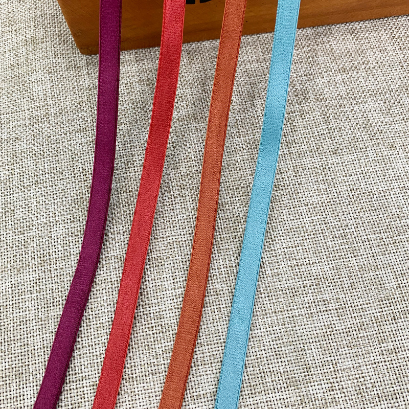 Color 2.0 Bi-Directional Wooden Ear Webbing Clothing Accessories Wedding Wrist Strap Accessories With Mesh Elastic details Picture