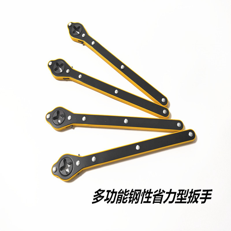 Car Jack Labor-Saving Wrench Scissor Jack Hand Rocker Ratchet Wrench Manufacturers Discount Specification drawing