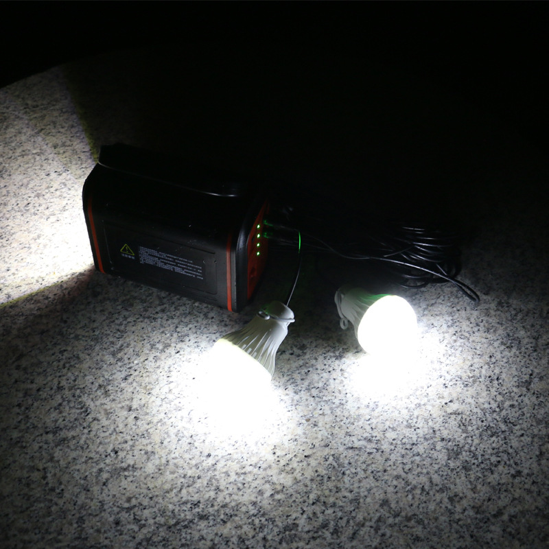 Household multi-functional mobile lighting power supply, emergency power supply, portable camping lamp, power bank, street stall lighting lamp Application Scenario