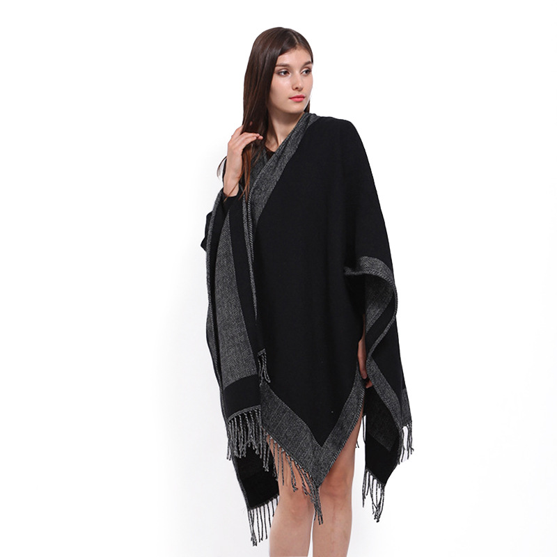Liu 'an Scarves for women, autumn and winter, European and American dual-purpose, thickened student scarves, double-sided and dual-color dual-purpose cashmere scarves and shawls, custom wholesale factory direct sales Application Scenario