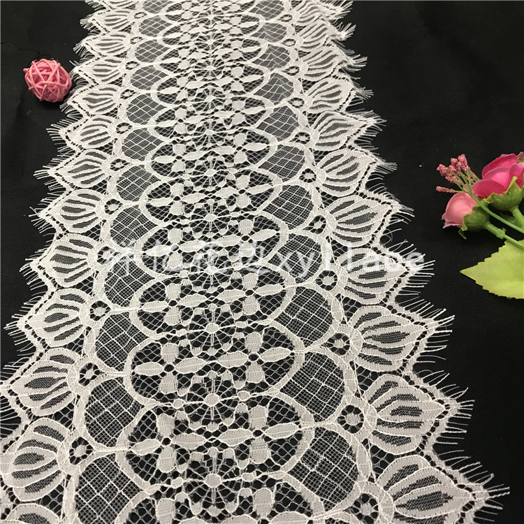 Wholesale of non-elastic lace, lace curtains, lace clothing, lace water-soluble embroidery bras, watermark lace fabric Item Picture