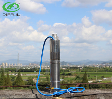 Solar water pump, screw pump, submersible well pump, household irrigation photovoltaic system, screw pump, DC water pump