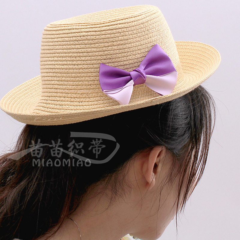 Korean-style two-color bow webbing DIY webbing decoration material, fashionable and colorful color-blocking bow webbing Application Scenario