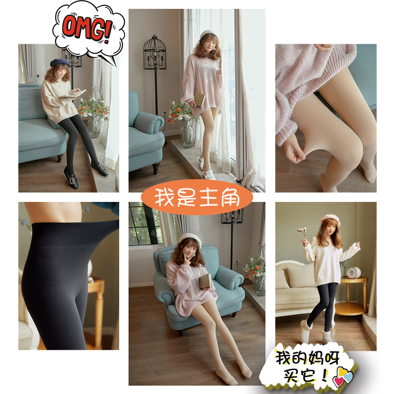 连裤袜、打底袜、踩脚袜实物图