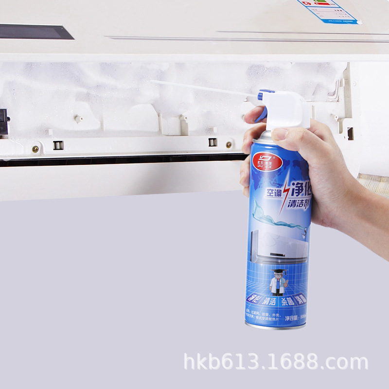 杜尔德澳空调清洗剂家用挂式柜式清洁剂免拆去污去异味泡泡清洁详情图2