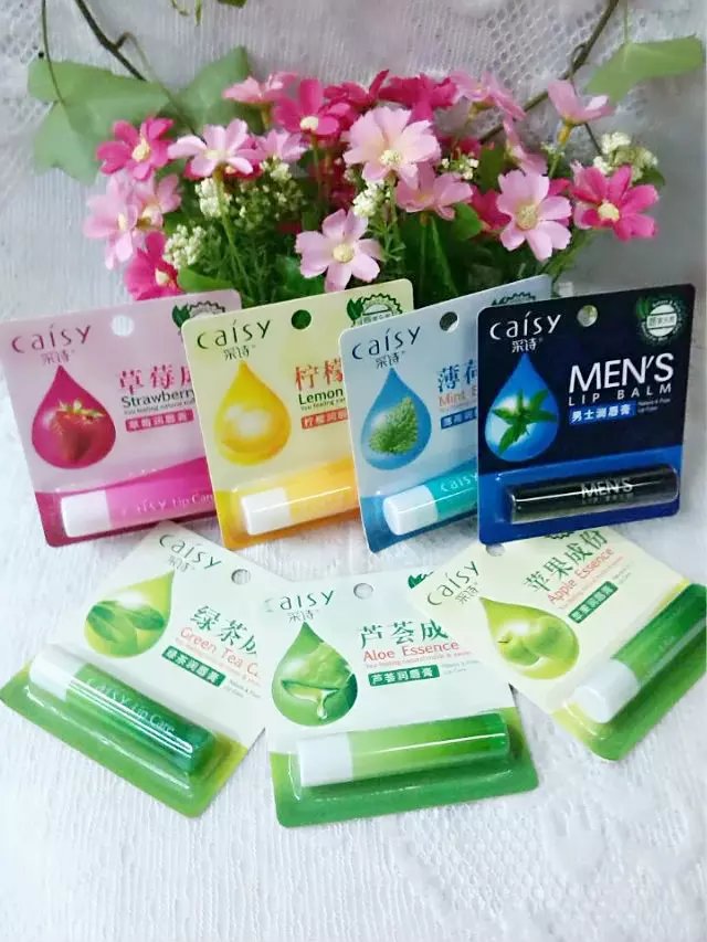 3.5G Green Tea/Apple/Lemon/Strawberry/Mint/Aloe Vera/Men's Lip Balm Item Picture