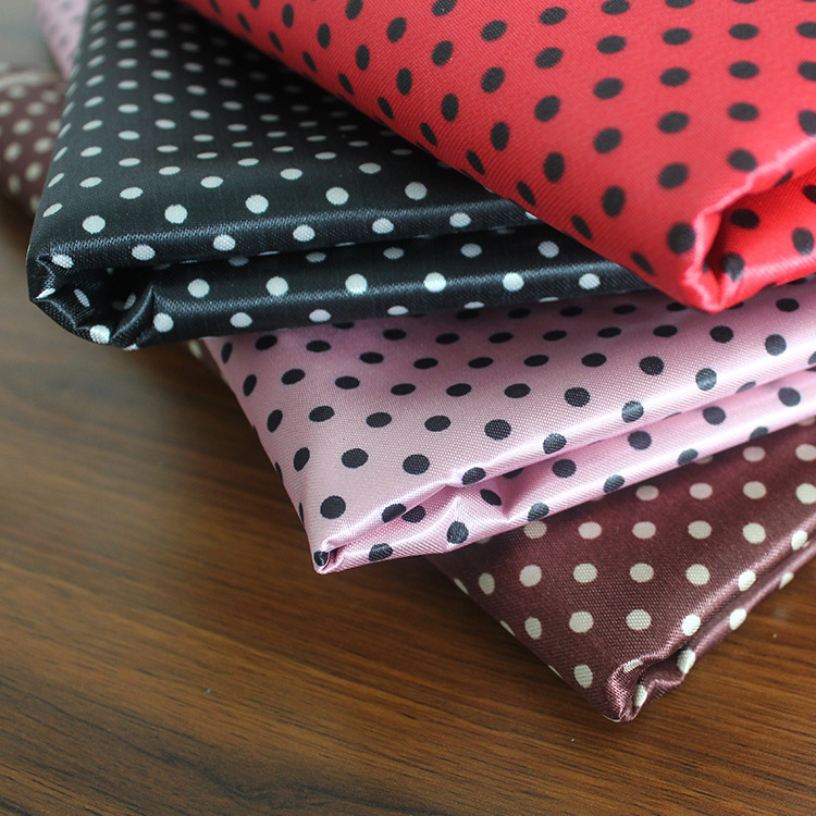 色丁印花迷你小点子印花发泡印花面料发泡涂层  pvc