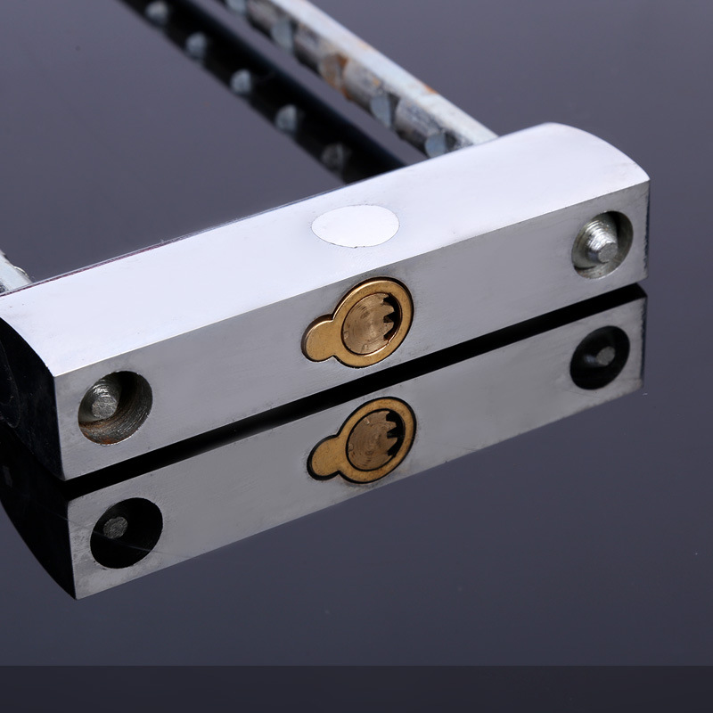 Glass door lock, U-shaped door lock, shop glass door, double-opening door lock, motorcycle lock, shopping mall door lock, main door U-shaped lock Specification image