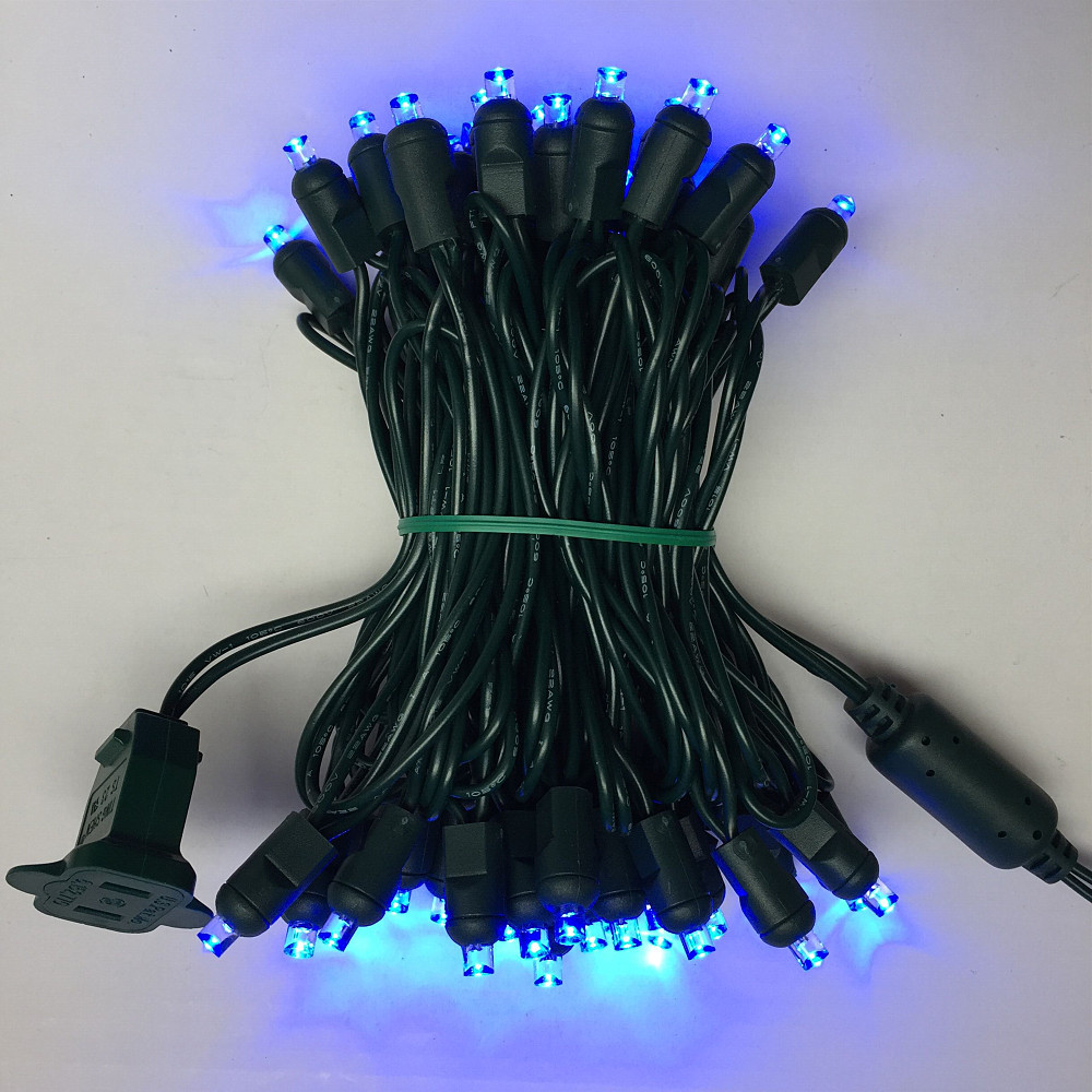 110V US standard light string UL injection molding outdoor waterproof Christmas light, 5mm injection molding holiday light string Application Scenario