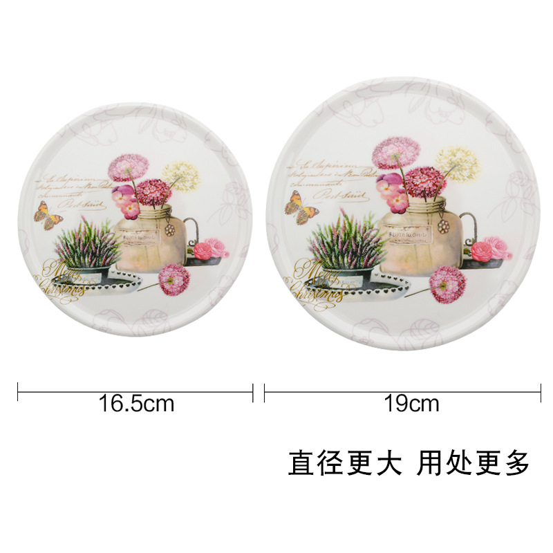 European Melamine Large Round Insulated Mat Table Mat Kitchen Household Casserole Insulated Pot Mat Dish Bowl Mat Application Scenario