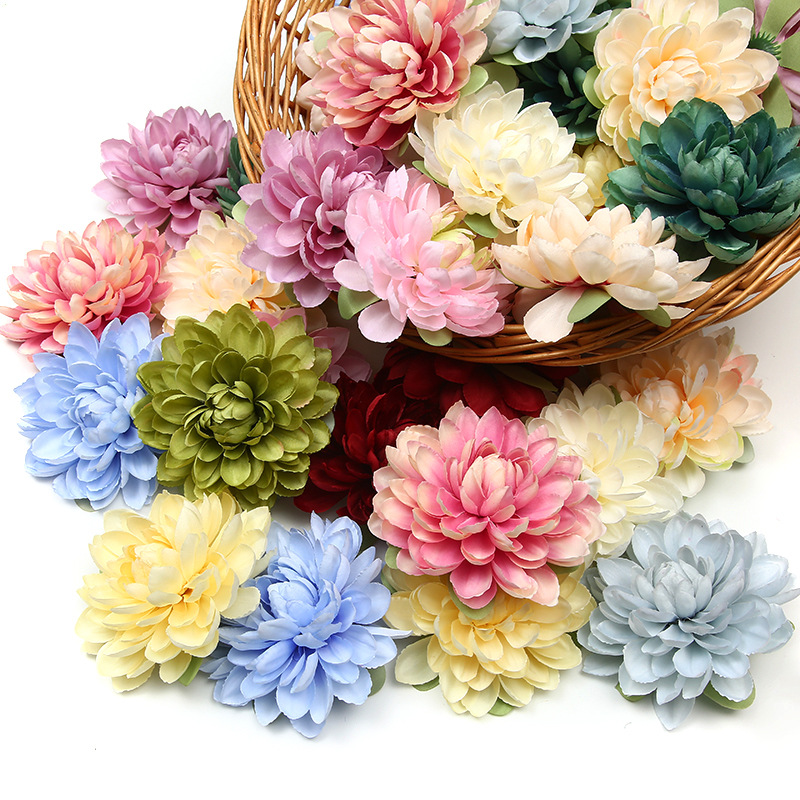 New artificial dahlia flowers for home decoration and dahlia photography props