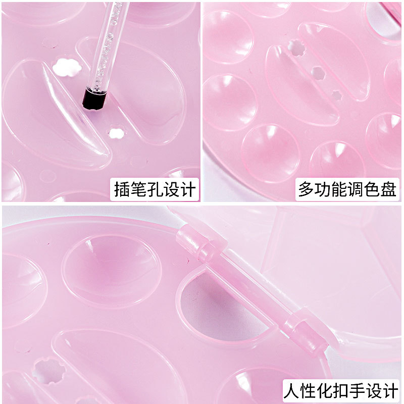 2019时尚彩妆调色盘化妆师彩绘彩妆 美妆美甲调色盘   shanilak细节图