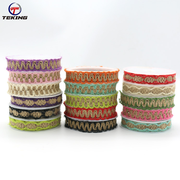 Manufacturers Direct Multi-Specification Lace 0.5-8Cm Jute Home Textile Dress Lace Retro Decorative Textile Accessories Application Scenario