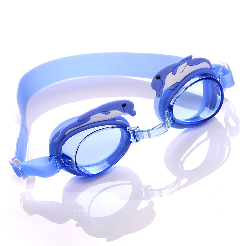 Box Sale Swimming Goggles Crab Swimming Glasses For Kids Cartoon Bee Goggles For Kids Dolphin Swimming Goggles With Earplugs details Picture