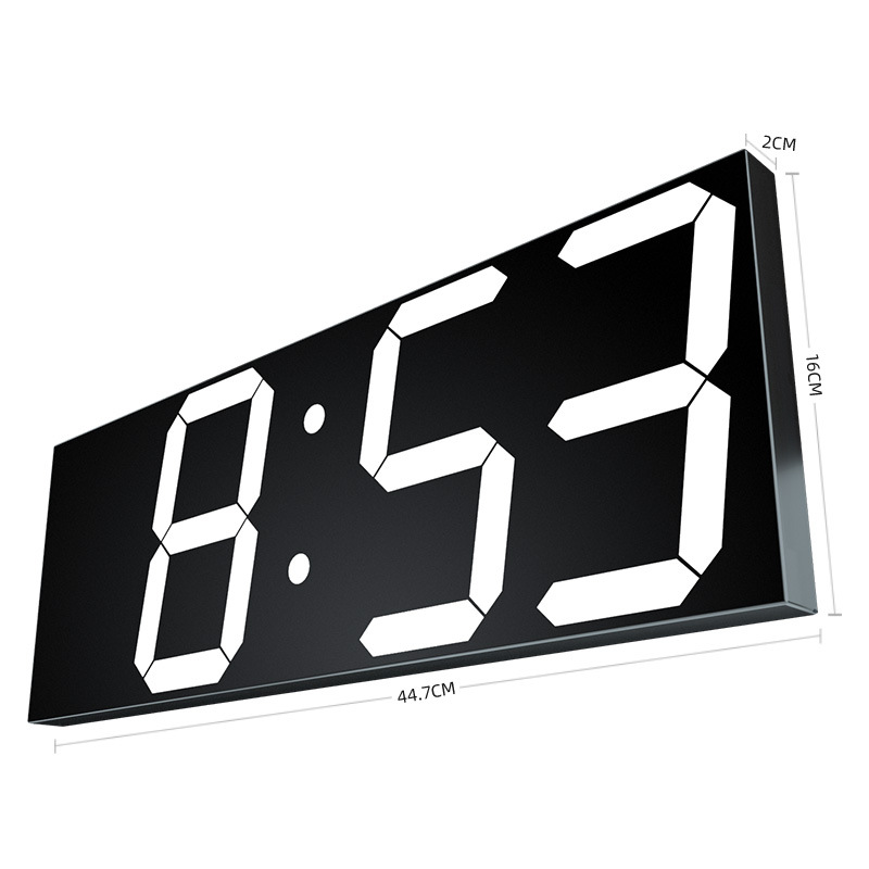 Nordic 3d digital reloj electrónico calendario perpetuo reloj de pared sala de estar decoración simple reloj led reloj de acrílico pared colgante Item Picture