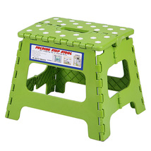 厂家热销加厚塑料便携式圆点折叠凳成人高凳子浴室家用儿童小板凳