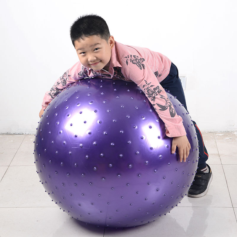 儿童感统训练器材颗粒按摩球大龙球触觉球瑜伽健身球85cm