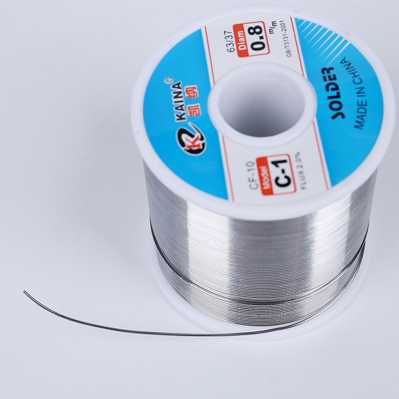 Kaina Tin, 900G High Purity No-Wash Active Solder Wire High Brightness C1 Tin Wire 0.8 Tin Wire Specification drawing