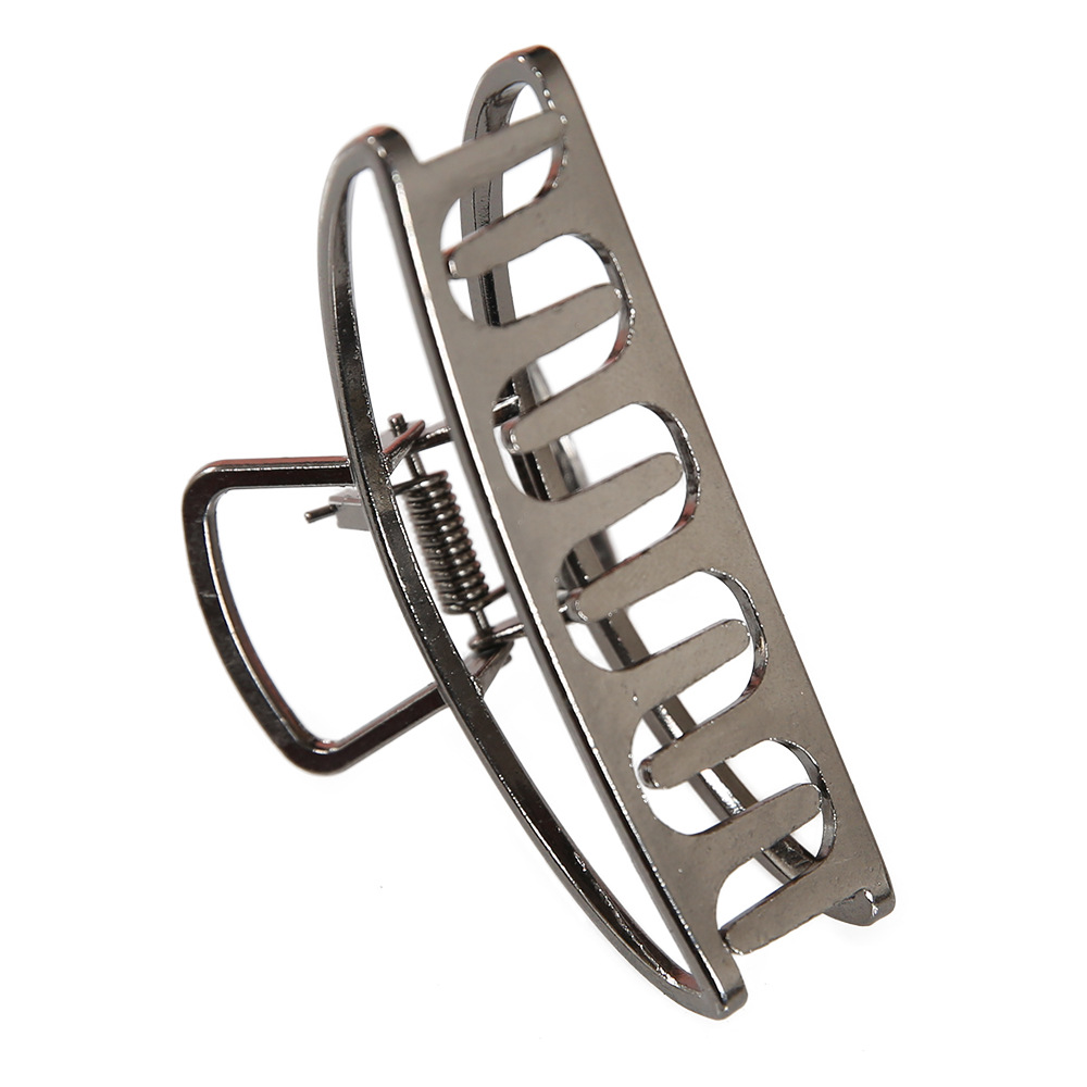 shanilak simple ins alloy gripper, geometric metal ponytail hair clip, top clip, hair accessory, hair care decoration tool details Picture
