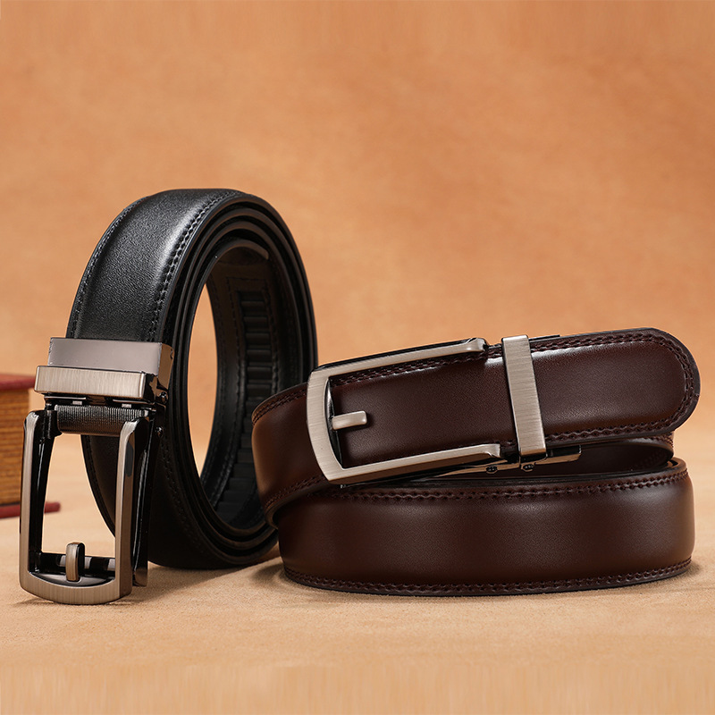 Cross-Border Fake Needle Buckle Belt Men's Leather Casual Automatic Buckle Belt Fashion Handsome Belt Application Scenario