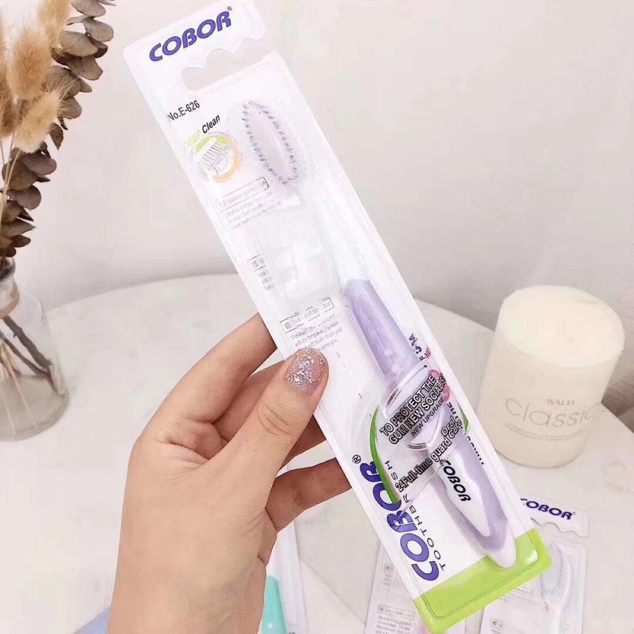 Export To The United States Cobor Bell Toothbrush Soft Hair Gingival Protection Adult Toothbrush 12 Family Sets Application Scenario