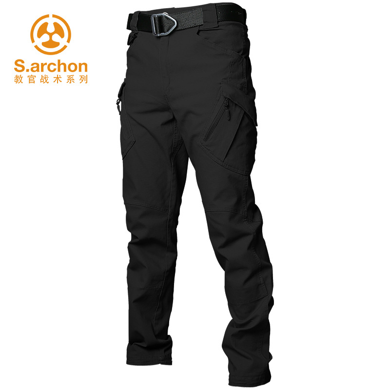 Ix9 Angken Tactical Pants Men's Baggy Multi-Pocket Camouflage Overalls Men's Multi-Pocket Outdoor Pants Specification drawing