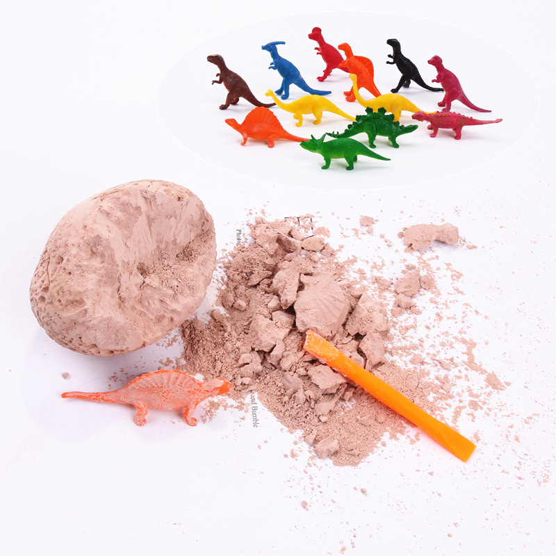 New factory direct sales of archaeological excavation simulation dinosaur model toys, children's educational and educational dinosaur egg toys