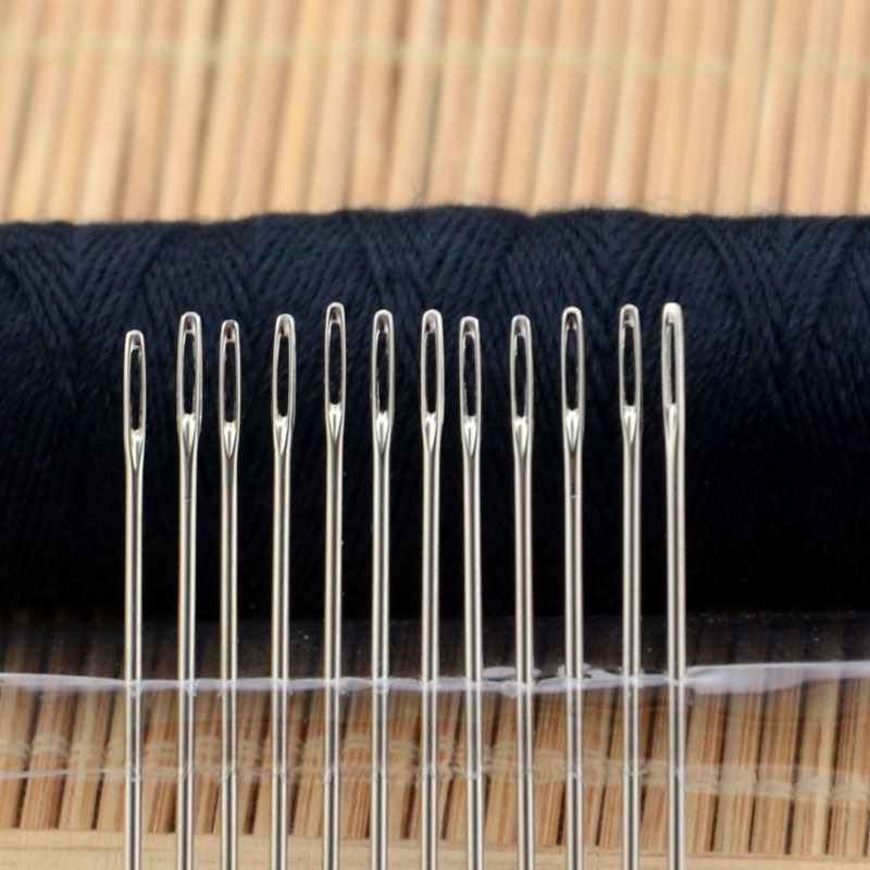 厂家直供 大眼针缝衣针家用手工缝纫钢针高硬度手缝针 手缝针批发图