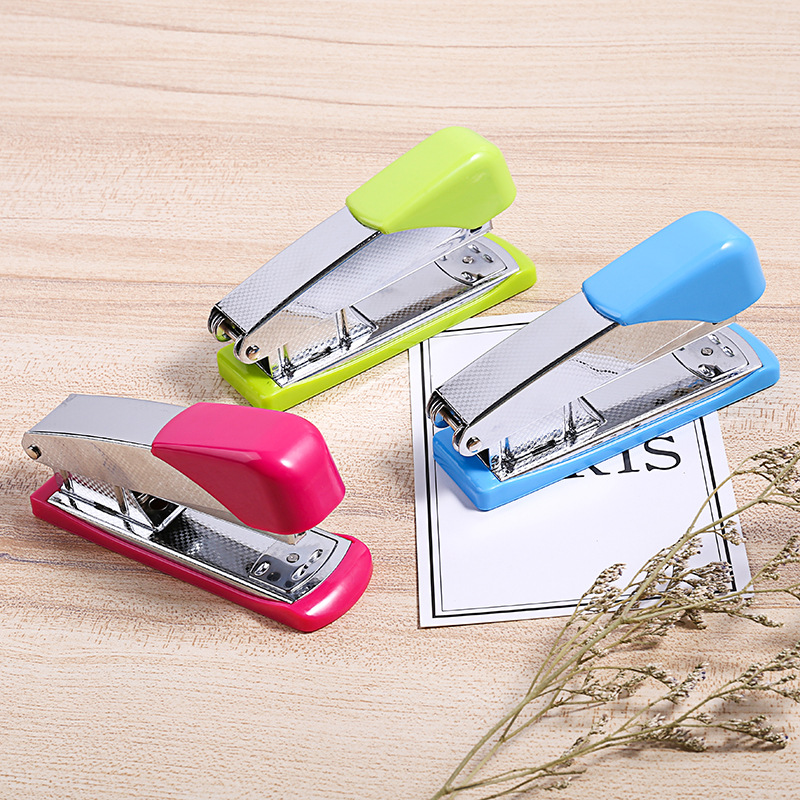 Manufacturer Wholesale universal office multifunctional stapler Portable learning office stationery supplies student Metal 12# thumbnail