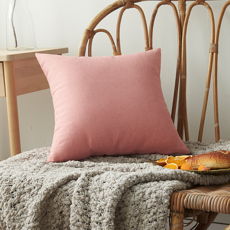 New modern home pillowcase without pillow core, simple and fashionable, available in multiple colors, water-resistant pillowcase manufacturer Specification image