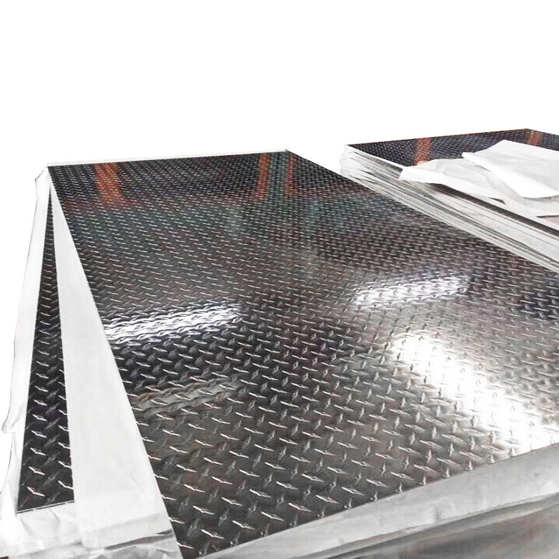Elevator 1060 patterned aluminum plate anti-slip A1060 five-ribbed aluminum plate pointer aluminum plate