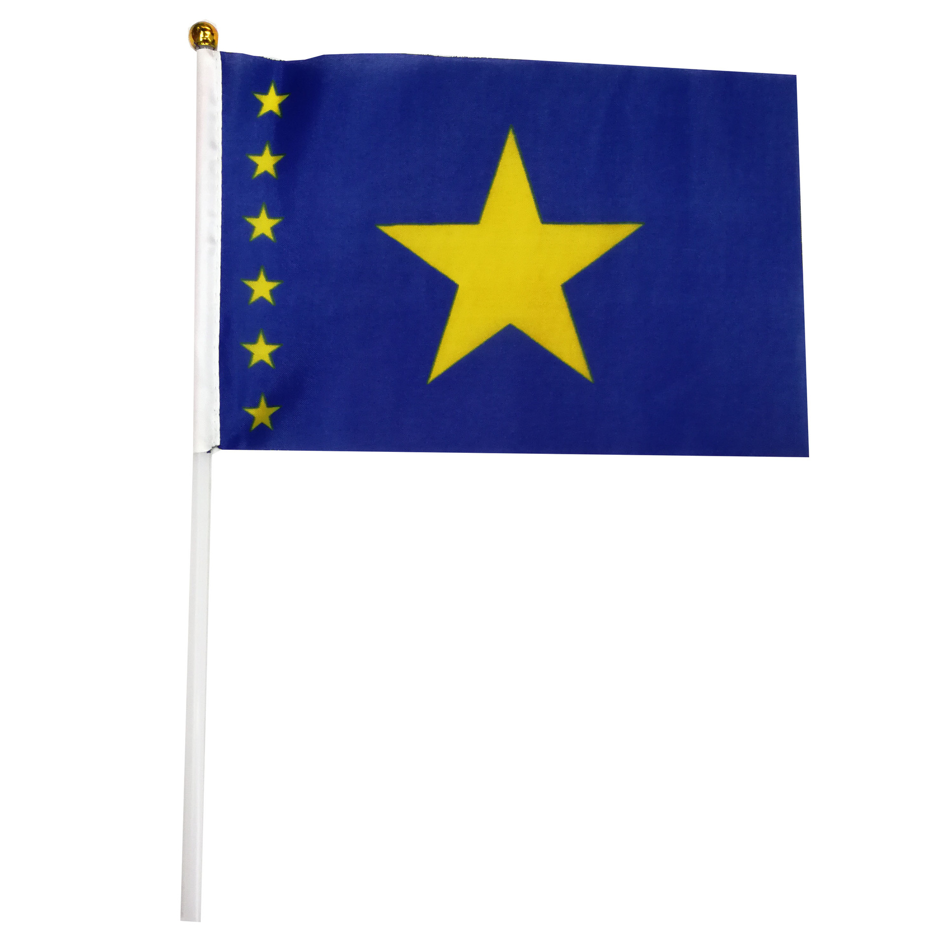 刚果民主共和国国旗旗帜手摇旗双面涤纶印刷1997-2006可来样