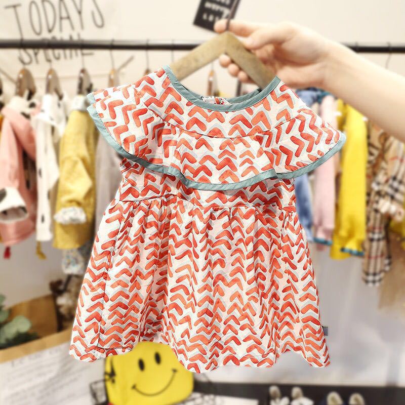 Baby summer princess dress, baby girl, children's short-sleeved dress, Korean children's clothing 2022 summer style girls' dress Application Scenario