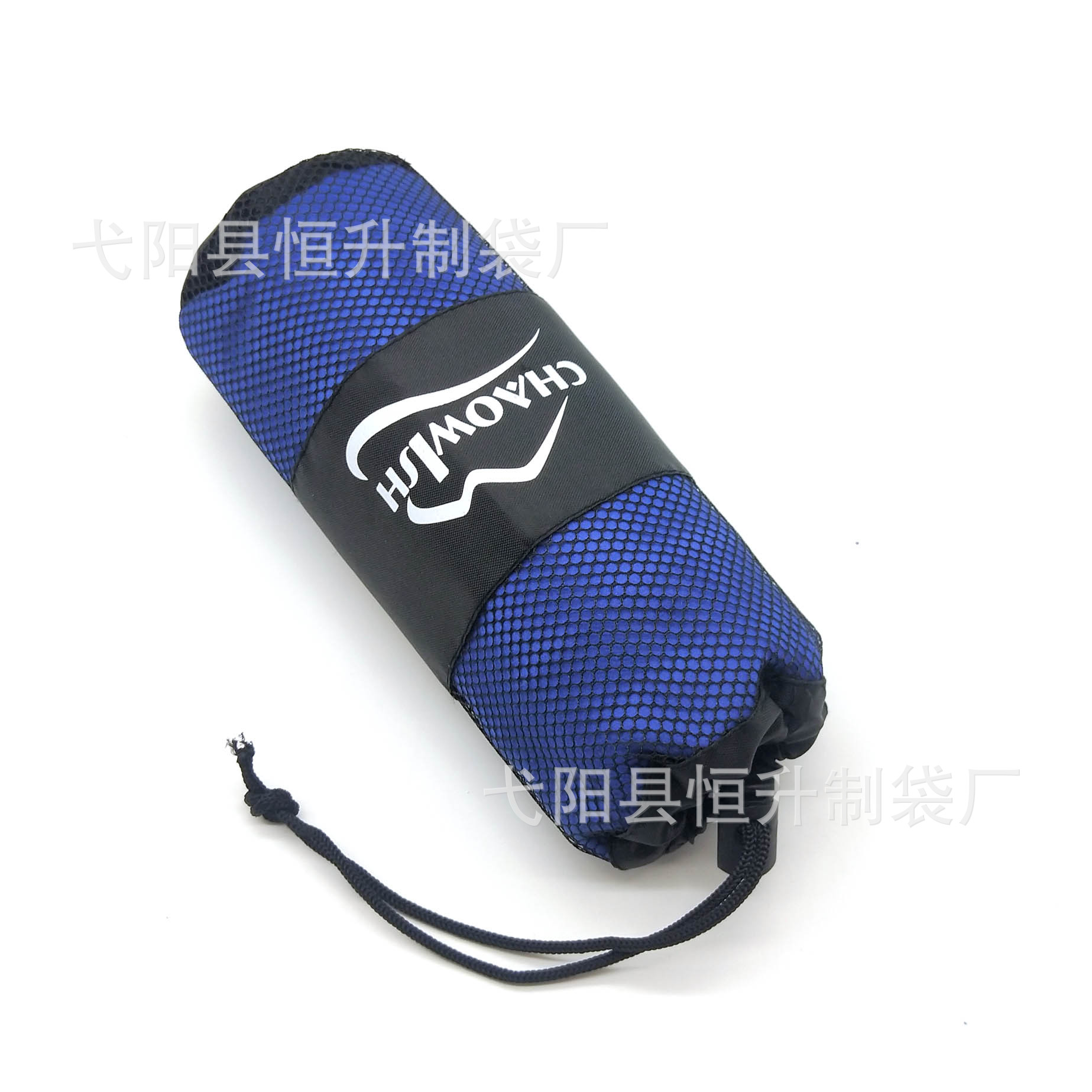 Customized sports towel and bath towel packaging bags, mesh fabric drawstring bags, round dust-proof polyester drawstring bags by the manufacturer Application Scenario