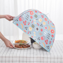 批发厨房保温菜罩 创意可折叠方形饭菜罩 铝箔食物罩餐桌防尘罩