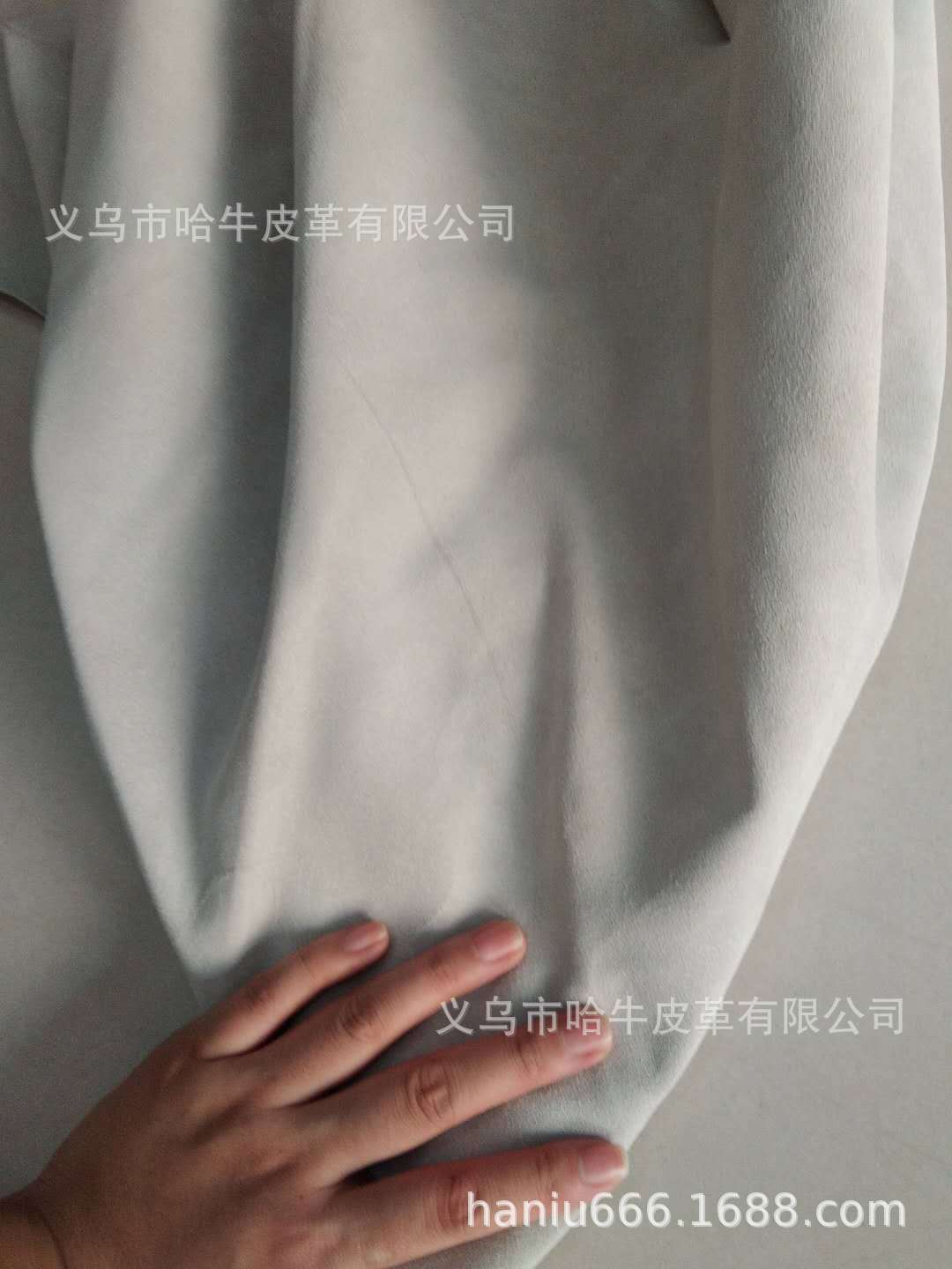 义乌哈牛皮革/牛绒白色牛二/现货提供舞蹈细节图
