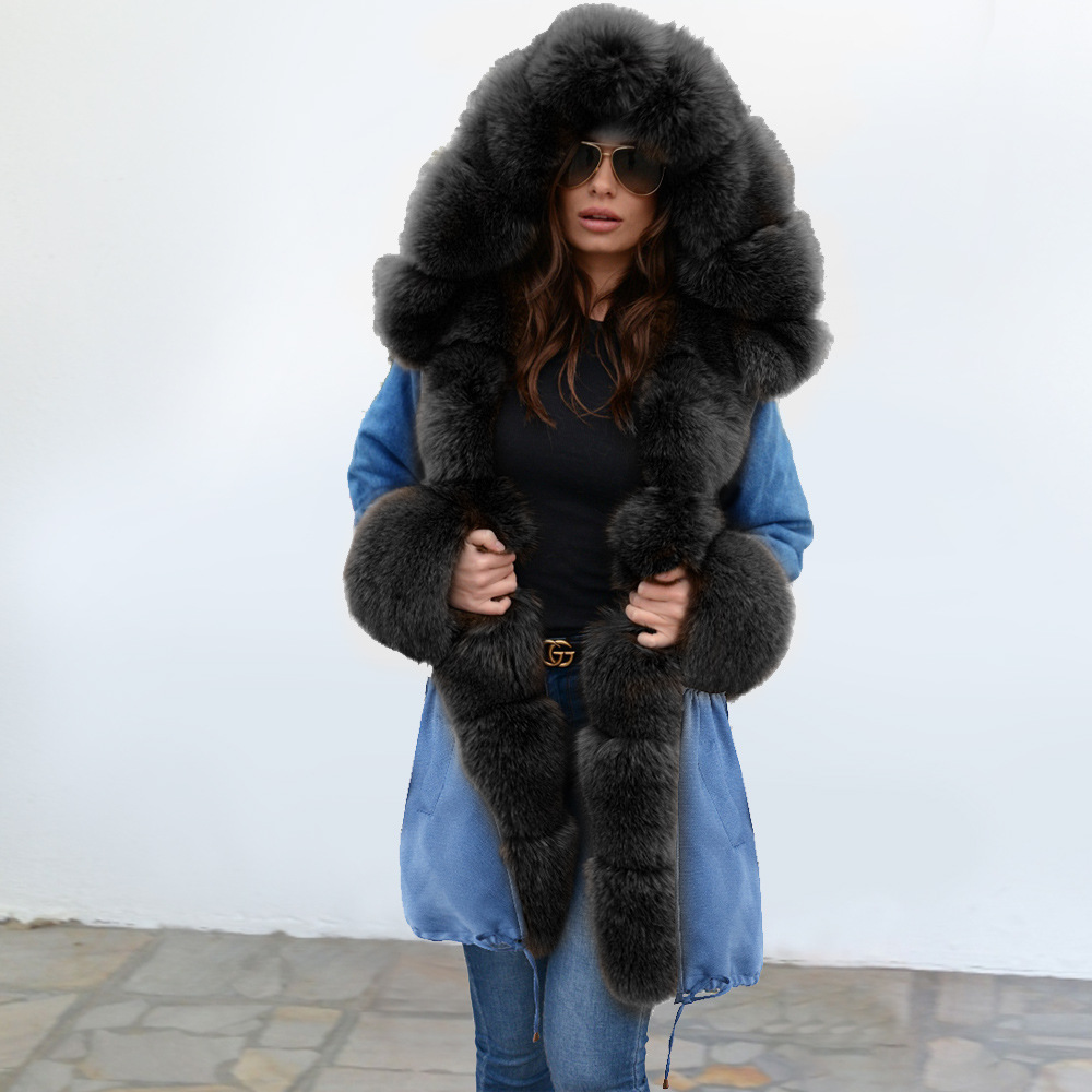2020 winter women's warm cotton-padded coat coat to overcome coat cottons can do cross-border foreign trade explosion in Europe and the United States Specification image