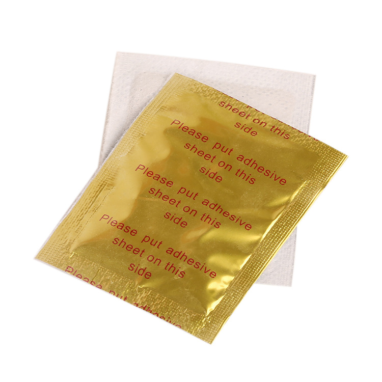 Wholesale of Kinoki foot patches with gold foil for foot soles, household foot care products, and fresh foot patches Item Picture