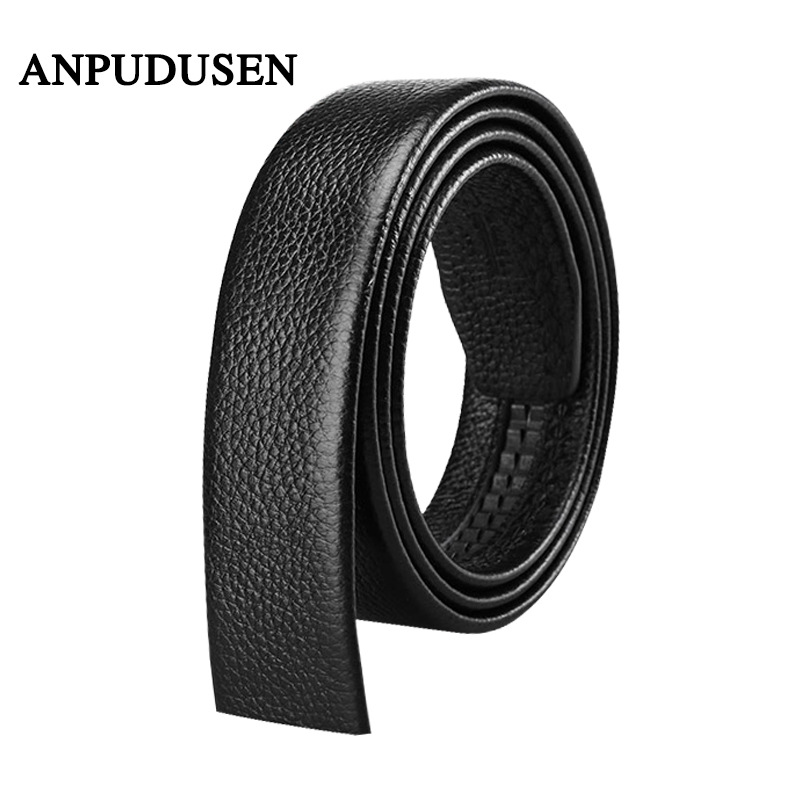 New Men's Two Layer Cattle Belt Body Men's Leather Automatic Buckle Belt Belt Belt Commercial Waist Seal In Stock