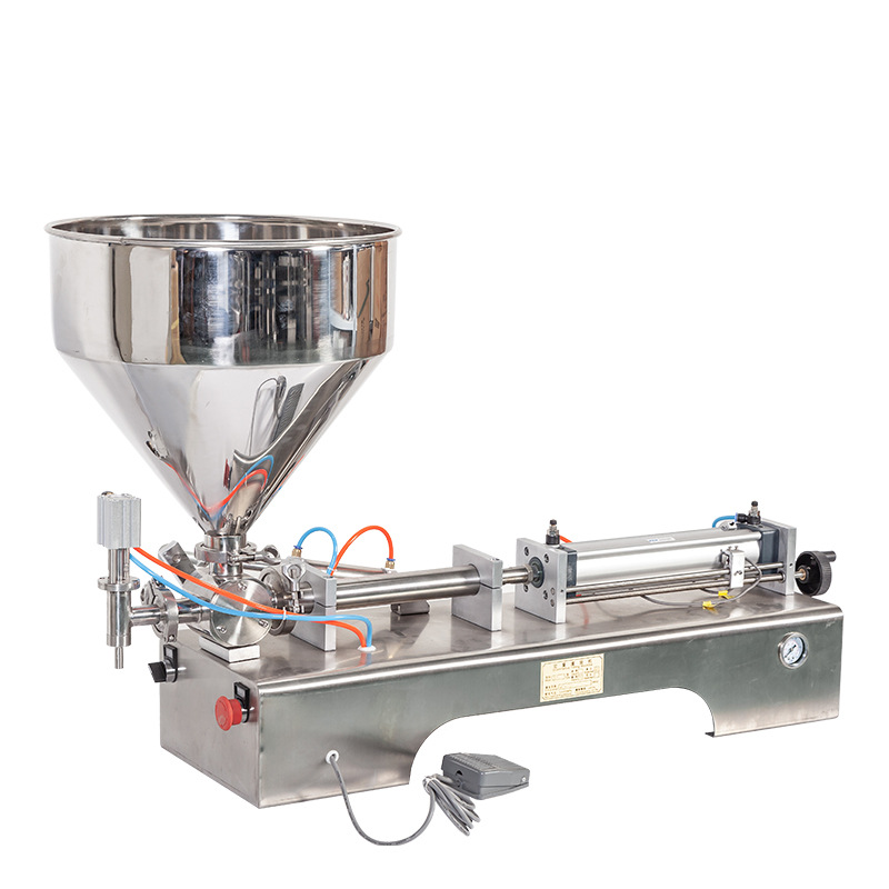 Universal Horizontal Pneumatic Paste Filling Machine Cosmetics Essential Oil Honey Toothpaste Paste Quantitative Liquid Filling Machine Application Scenario