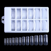 New plastic box material box nail nail 120 moment extension New nail nail graduated crystal nail