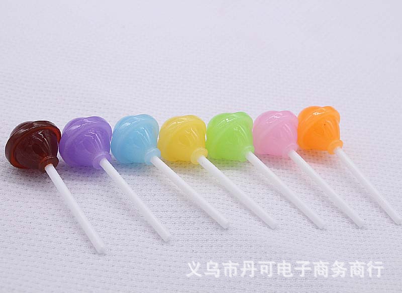 仿真零嘴食棒/树脂棒棒糖果/立体圆形棒棒细节图