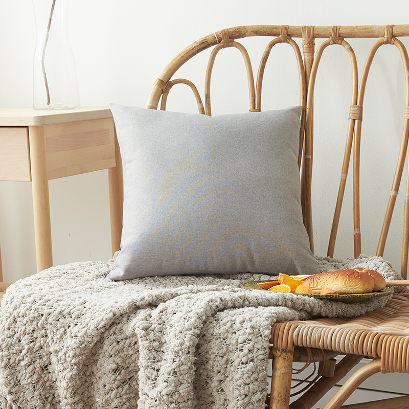 New modern home pillowcase without pillow core, simple and fashionable, available in multiple colors, water-resistant pillowcase manufacturer Application Scenario