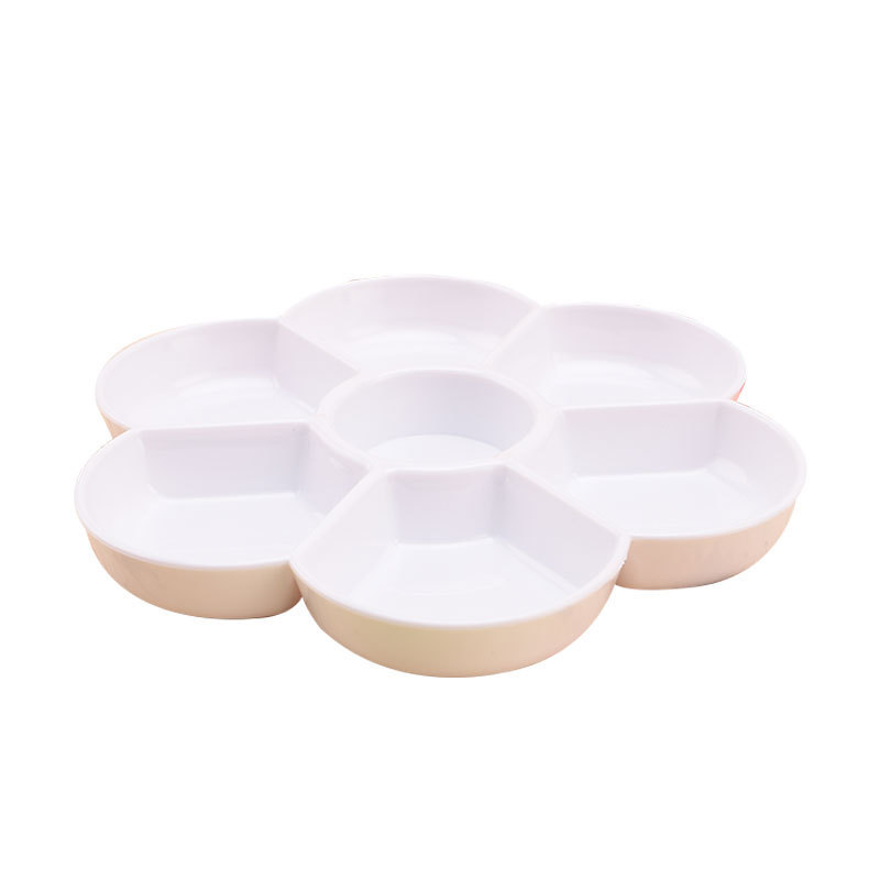 Imitation Porcelain Plum Blossom Color Plate Thickened Plastic Gouache Chinese Painting Pigment Plate Children Painting Art Supplies Wholesale Item Picture
