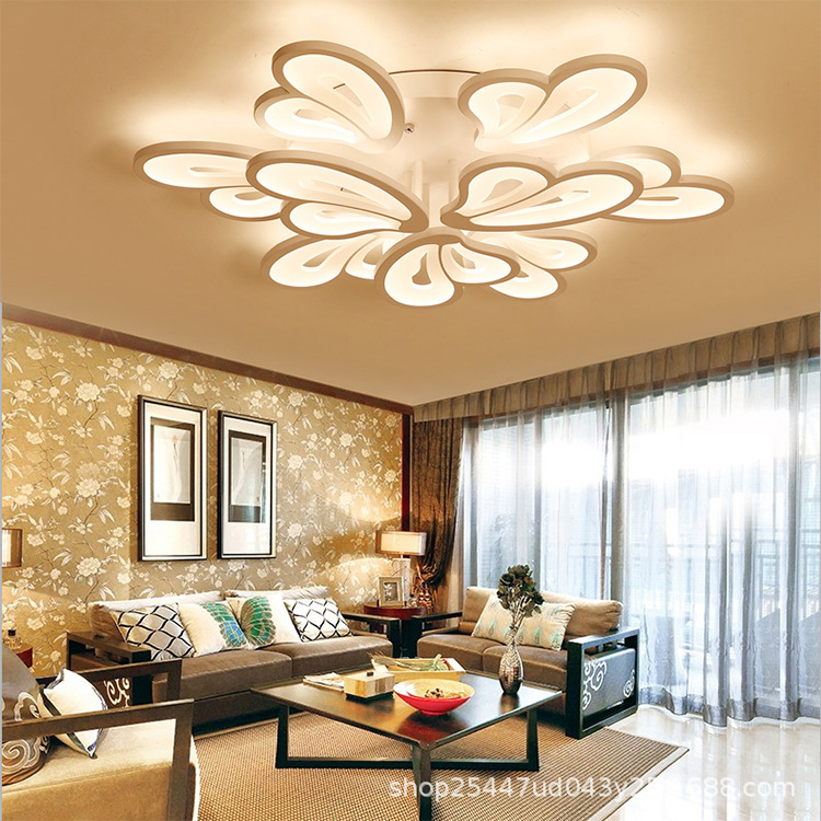 One-piece consignment of popular led ceiling lights, butterfly, postmodern creative acrylic, fashionable and eye-protecting living room and bedroom lights Specification image