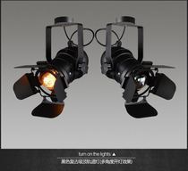 Retro PAR30 stage light frame mounted on the top of the track spotlight kit engineering dedicated track light
